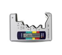 MUSISALY Comprobador Diseño para Pilas Botón de Batería Digital Portátil Carcasa Abs y Pantalla Fácil de Leer para Uso Doméstico