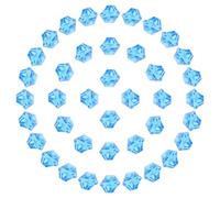 MUSISALY Cubitos de Hielo Alto Efecto de Simulación 450 Acrílicos Falsos Irregulares y Material Acrílico Liviano para Fotografía y Exhibición de Alimentos