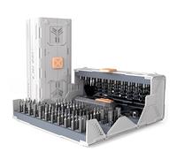 Mustbau 180 en 1 Kit Destornillador de Precisión, Mini Caja de Herramientas Mecánica 148 Puntas de Destornillador Magnéticas con Torx, Phillips, Triángulo, Para Teléfono, Portátil, Gafas, Cámara