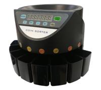 Mustek – Contador clasificadora de monedas M6 – Precisión profesional, compacto, negro