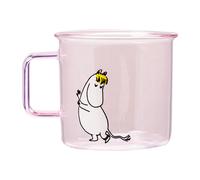 Muurla Taza de vidrio Snorkmaiden 35 cl Rosa