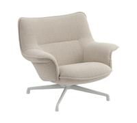 Muuto Butaca bajo Doze con base giratoria Hearth 7-grey