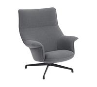 Muuto Butaca Doze swivel base Ocean 80-anthracite black