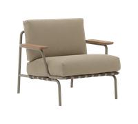 Muuto Butaca Lounge Settle Lounge Chair Ribbed Weave 5 Taupe
