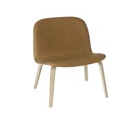 Muuto Butaca Lounge Visu asiento tapizado Refine leather cognac-Oak
