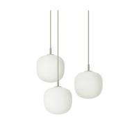 Muuto Lámpara colgante Rime Pendant Cluster 3 Gris. Ø18 cm