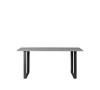 Muuto Mesa 70/70 170x85 cm Black linoleum-Plywood-Black