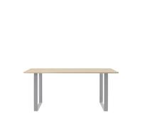 Muuto Mesa 70/70 170x85 cm Oak veneer-Plywood-Grey