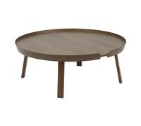 Muuto Mesa auxiliar Around extra large Stained dark brown