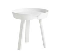 Muuto Mesa auxiliar Around. pequeña blanco