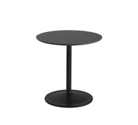 Muuto Mesa auxiliar Soft Ø48cm Black nanolaminate H: 48 cm