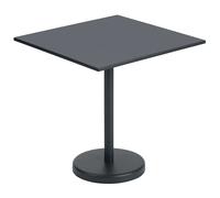 Muuto Mesa de acero Linear 70x70 cm Black