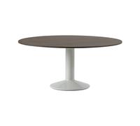 Muuto Mesa pedestal Midst Dark oiled oak-grey. Ø160 cm