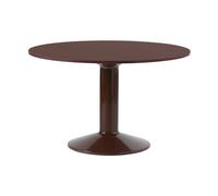 Muuto Mesa pedestal Midst Dark red linoleum-dark red. Ø120 cm