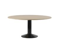 Muuto Mesa pedestal Midst Oiled oak-black. Ø160 cm