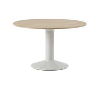 Muuto Mesa pedestal Midst Oiled oak-grey. Ø120 cm
