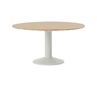 Muuto Mesa pedestal Midst Roble aceitado-gris. Ø140 cm