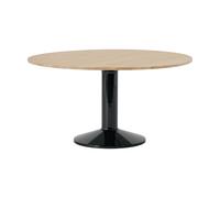 Muuto Mesa pedestal Midst Roble aceitado-negro. Ø140 cm