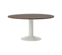 Muuto Mesa pedestal Midst Roble aceitado oscuro-gris. Ø140 cm