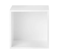 Muuto Módulo de estantería Stacked 2.0 con fondo. mediano blanco