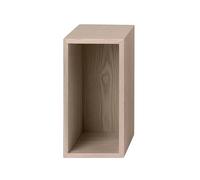 Muuto Módulo de estantería Stacked 2.0 con fondo. small roble