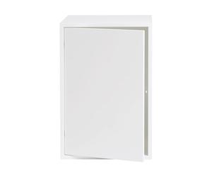 Muuto Módulo de estantería Stacked con puerta. grande Blanco
