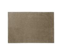 Muuto Relevo Rug Quattro alfombra de lana Taupe. 170x240 cm