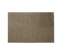 Muuto Relevo Rug Quattro alfombra de lana Taupe. 200x300 cm