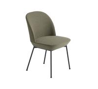 Muuto Silla auxiliar Oslo tapizada en tela Ocean 21-Anthracite black