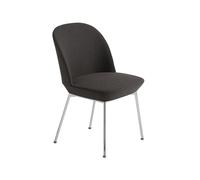 Muuto Silla auxiliar Oslo tapizada en tela Ocean 50-Chrome