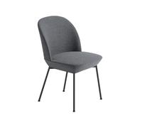 Muuto Silla auxiliar Oslo tapizada en tela Ocean 80-Anthracite black