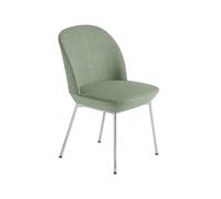 Muuto Silla auxiliar Oslo tapizada en tela Still 941-Chrome