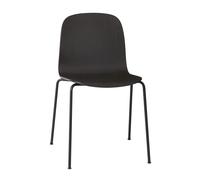 Muuto Silla con bastidor inferior de acero Visu Negro-negro