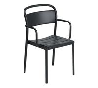 Muuto Silla Linear steel armchair Black