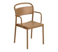 Muuto Silla Linear steel armchair Burnt orange