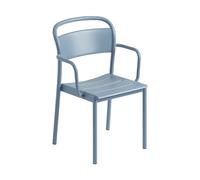 Muuto Silla Linear steel armchair Pale blue
