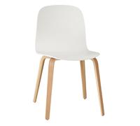 Muuto Silla Visu Chair blanco-roble