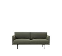 Muuto Sofá de 2 plazas Outline Fiord 961-Green