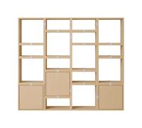 Muuto Stacked sistema de almacenamiento Bookcase Configuration 4 Roble