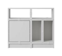 Muuto Stacked sistema de almacenamiento para oficina. configuración 5 Gris