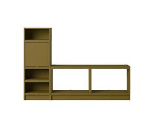 Muuto Stacked sistema de almacenamiento para recibidor. configuración 1 Marrón verdoso