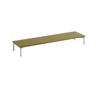 Muuto Stacked sistema de almacenamiento podium con base de tubo Marrón verde-gris