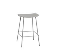 Muuto Taburete de bar Fiber Tube 65 cm Grey-Grey