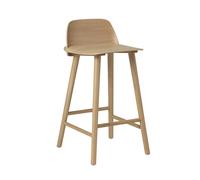Muuto Taburete de bar Nerd 65 cm roble