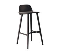 Muuto Taburete de bar Nerd 75 cm negro