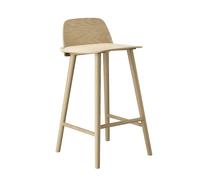 Muuto Taburete de bar Nerd 75 cm roble
