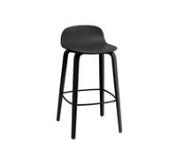 Muuto Taburete Visu 65 cm Black-Black
