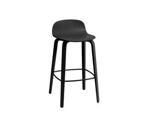 Muuto Taburete Visu 65 cm Black-Black