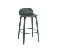 Muuto Taburete Visu 65 cm Dark green-Dark green