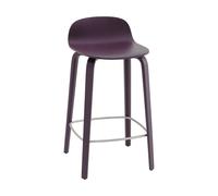 Muuto Taburete Visu 65 cm Dark plum